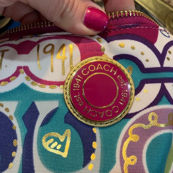 Colorful Coach Purse - Picture 6 of 9